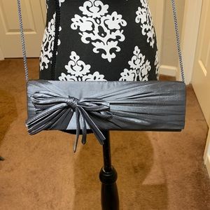 COPY - La Regale Silver Crossbody Clutch